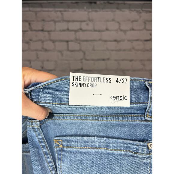 NWT Kensie Jeans The Effortless Skinny Crop Denim - Picture 6 of 7